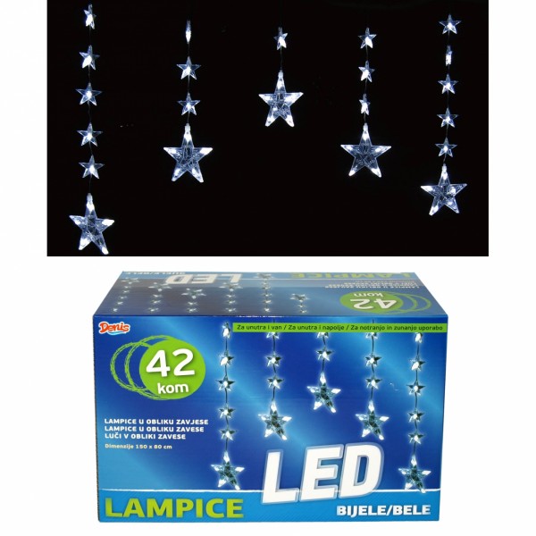 LED Lampice Zavesa  42 kom,150 ( 52-183000 )