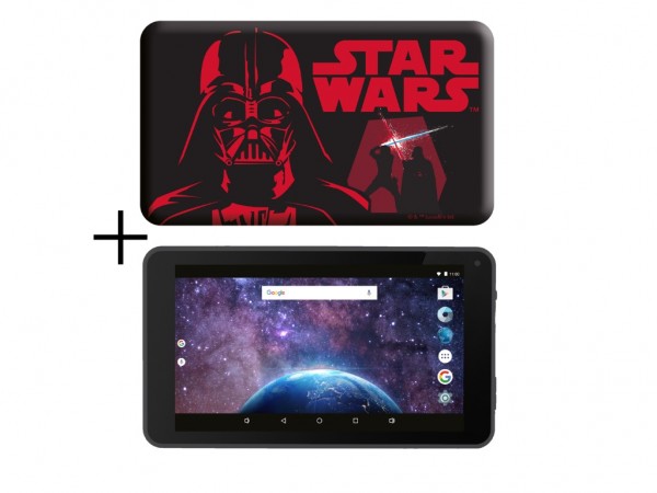 eSTAR Themed Tablet StarWarsBB8 7399 7'' ARM A7 QC 1.3GHz2GB16GB0.3MPWiFiAndroid 9SWars futrola