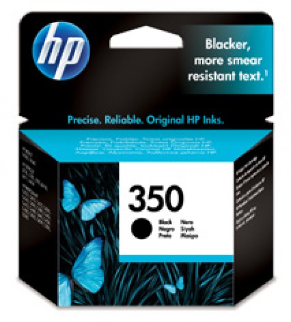 HP No.350XL Black Inkjet Print Cartridge with Vivera Ink [CB336EE]