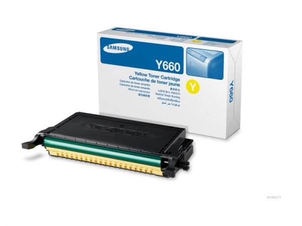 Samsung CLP-Y660A Yellow Toner