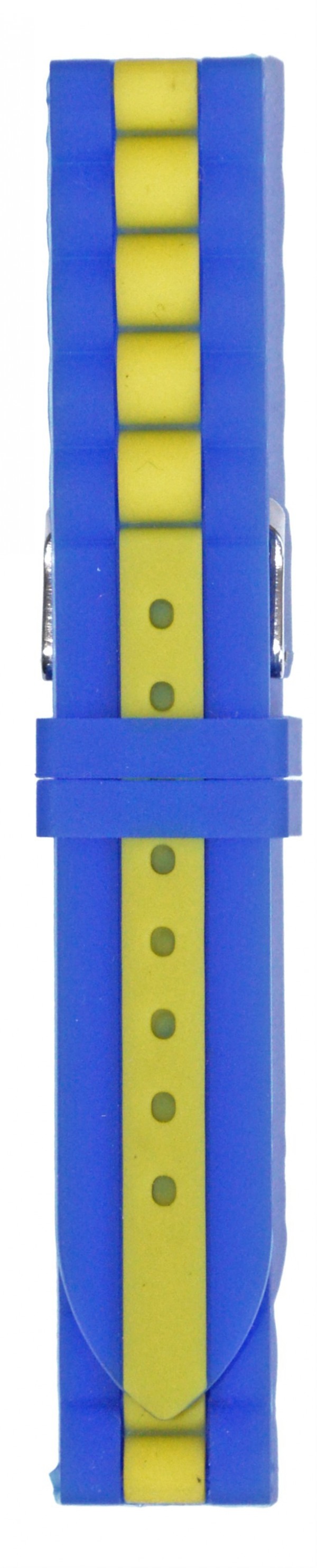 Silikonski kaiš - SK 20.32 Plavo-Žuta boja 20mm