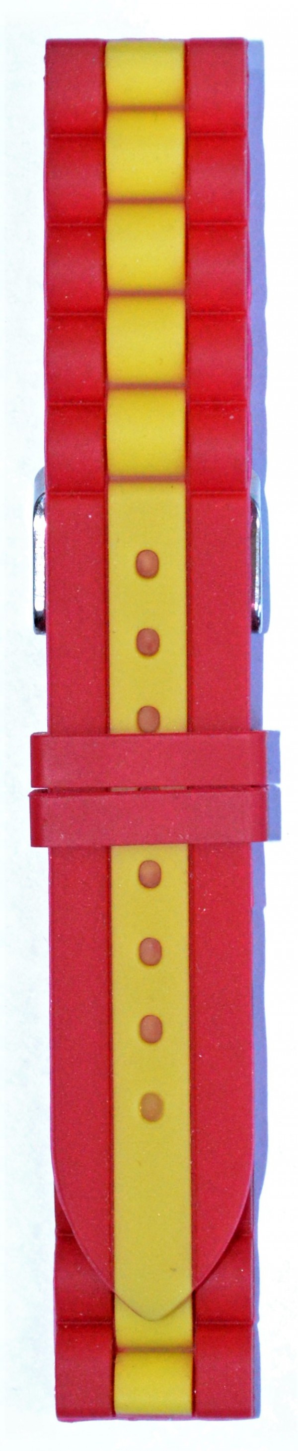 Silikonski kaiš - SK 20.31 Crveno-Žuta boja 20mm