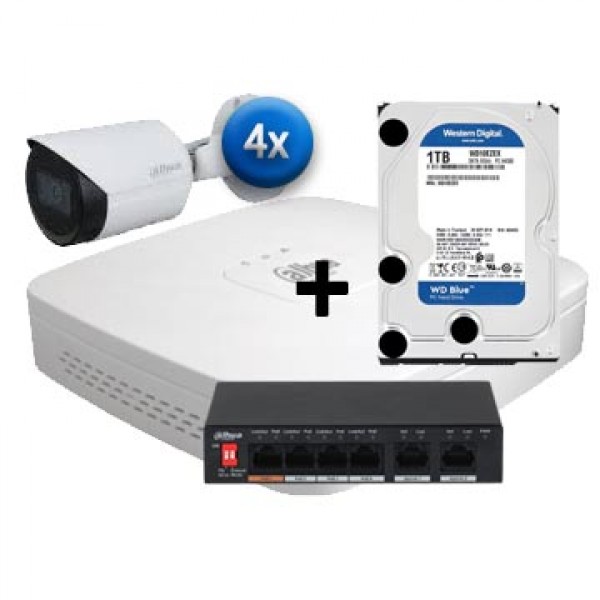 Set za video nadzor 21-87 IP/4ch/5MPx/Bullet/1TB