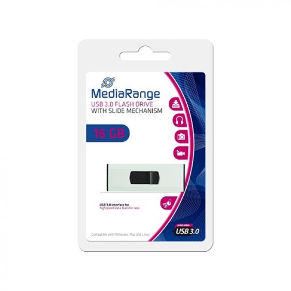 USB FLASH 16GB USB 3.0 MEDIARANGE  HIGHSPEED MR915