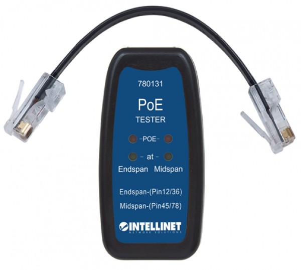 TESTER POE+/POE/MIDSPAN 802.3AF/802.3AT INTELLINET (780131)