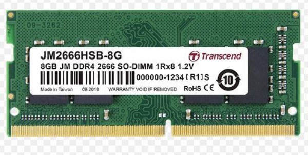 SO-DIMM DDR4  8GB 2666MHz TRANSCEND JM2666HSB-8G