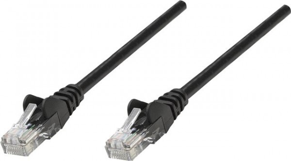 Intellinet patch kabel Cat 6 1 m crni