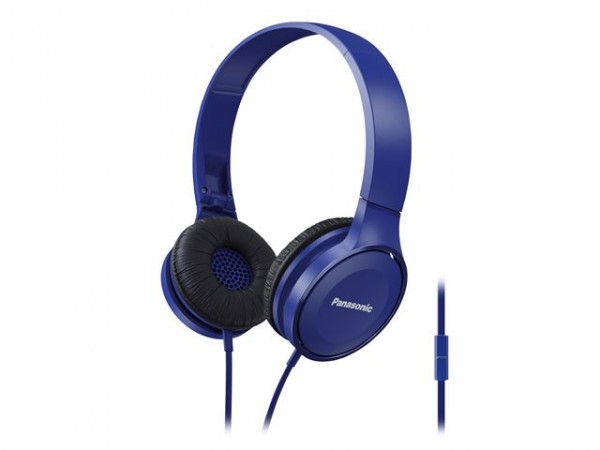 PANASONIC slušalice RP-HF100ME-A plave sa mikrofonom