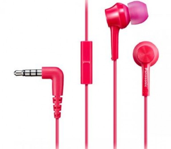 PANASONIC slušalice sa mikrofonom RP-TCM115E-P pink