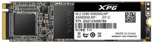 SSD M.2  256GB ADATA PCIe NVMe ASX6000LNP-256GT-C