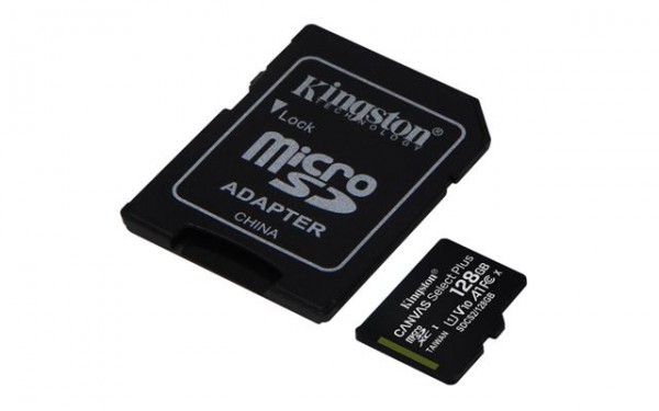 MICRO SD.128GB KINGSTON + 1ad KIN Canvas Plus
