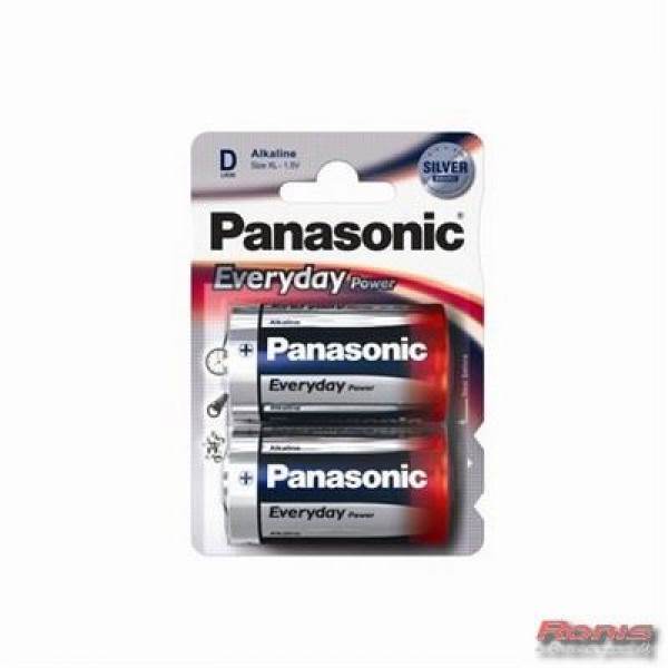 PANASONIC baterije LR20EPS2BP - 2 × D Alkalne Everyday  Power