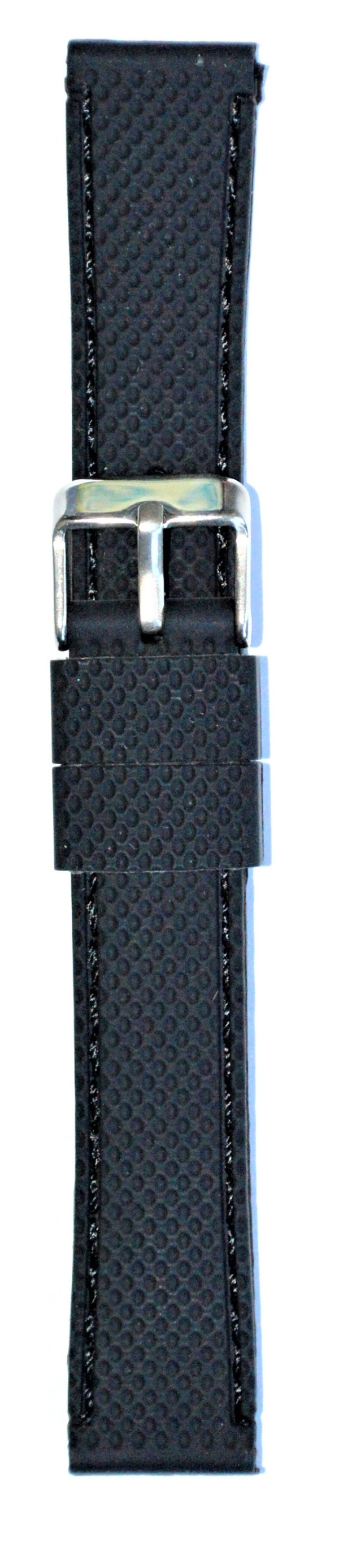 Silikonski kaiš - SK 22.10 Crna boja 22mm