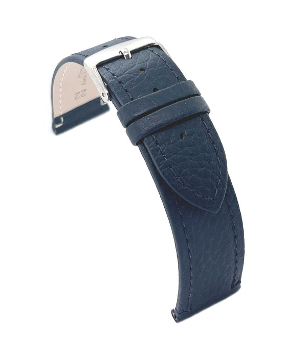 Kožni kaiš Diloy 12mm DIL178.5 Teget boja