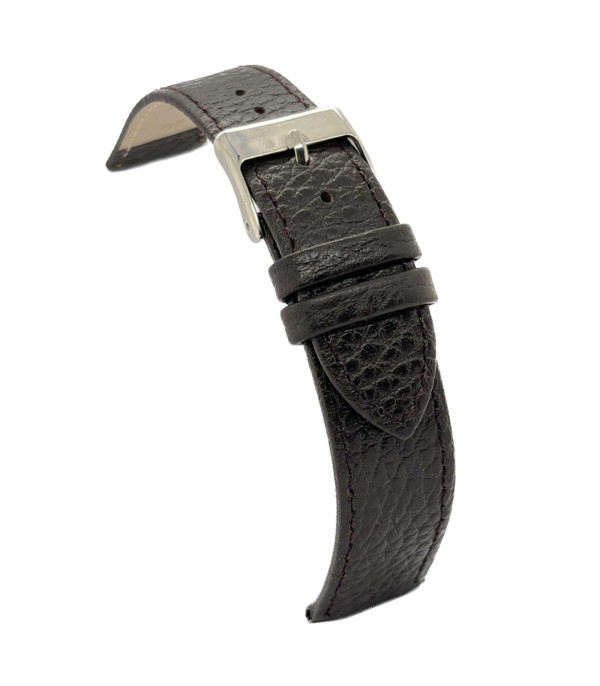 Kožni kaiš Diloy 22mm DIL178.2 Tamno braon boja