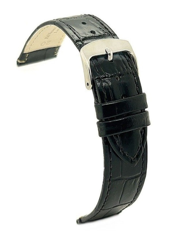 Kožni kaiš Diloy 16mm DIL402.1 Crna boja