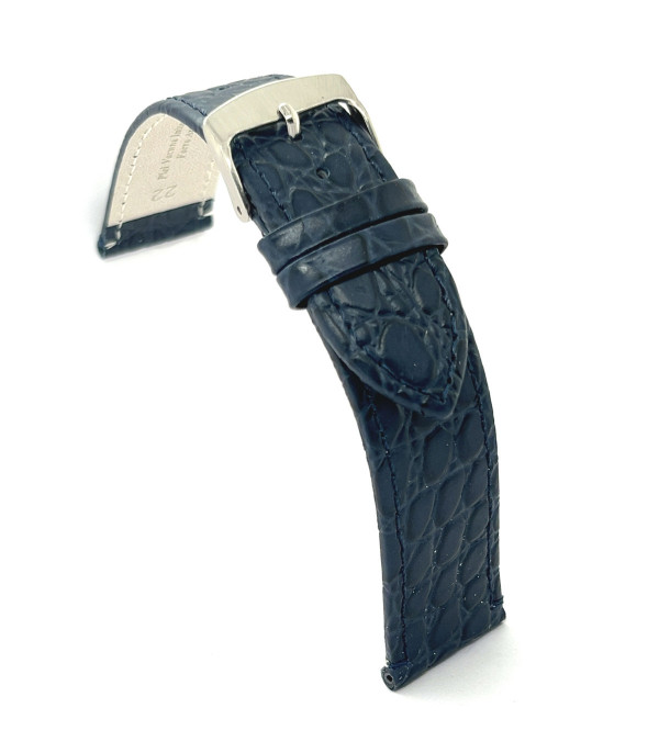 Kožni kaiš Diloy 22mm DIL209.5 Teget boja