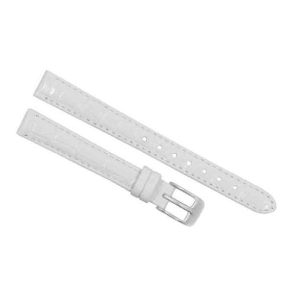 Kožni kaiš 14mm (Eko koža) Bela boja 14.34