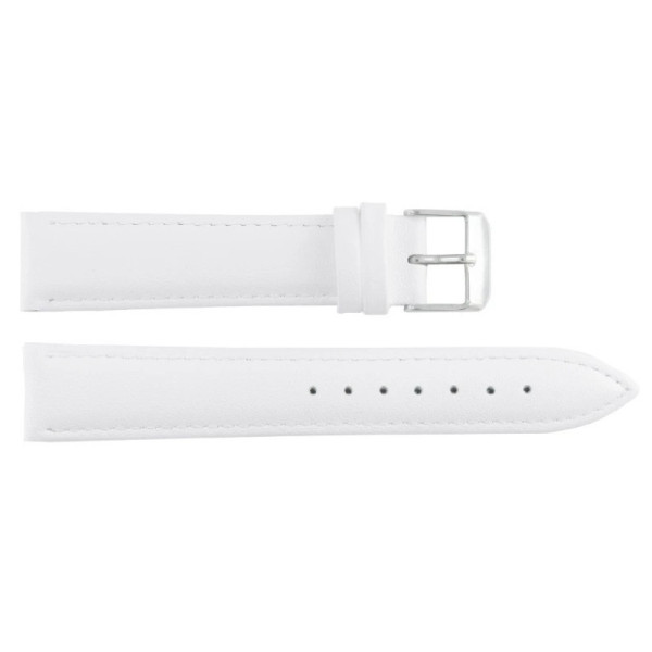 Kožni kaiš 22mm Bela boja 22.139