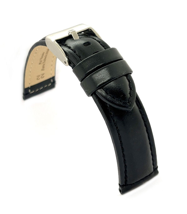 Kožni kaiš Diloy 24mm DIL363.1 Crna boja