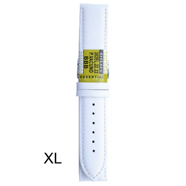 Kozni kais Diloy XL 18mm DIL302EL.22 Bela boja