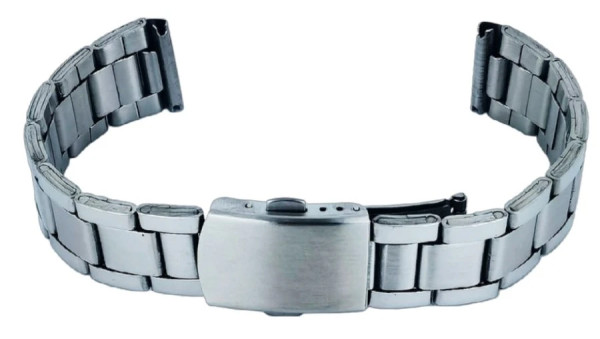 Metalni kaiš 18mm  MK18.07 Srebrni