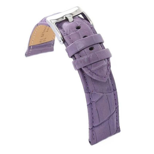 Kožni kaiš Diloy 20mm DIL368.18 Lila boja
