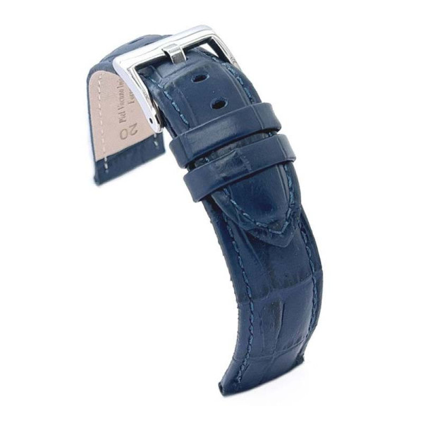 Kožni kaiš Diloy 16mm DIL368.5 Teget boja