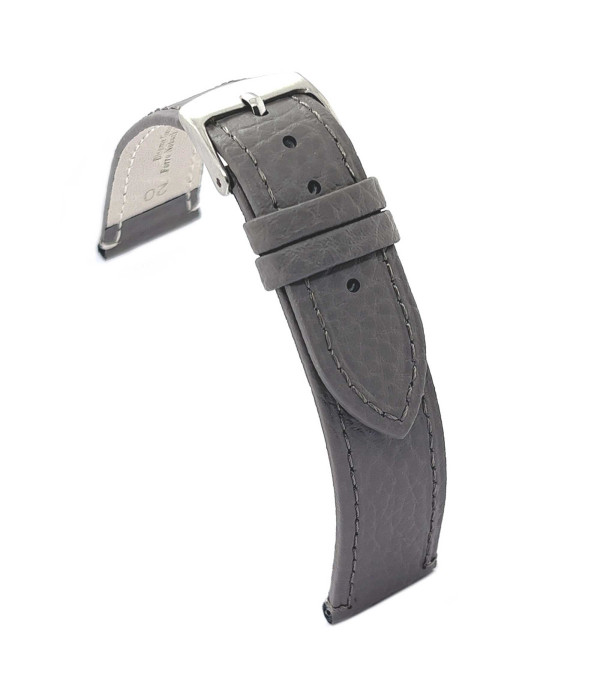Kožni kaiš Diloy 18mm DIL178.7 Siva boja