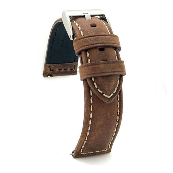 Kožni kaiševi Diloy 20mm DIL396.2 Tamno Braon boja