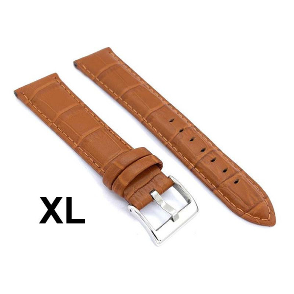 Kožni kaiš Diloy XL 18mm DIL368EL.3 Svetlo braon boja