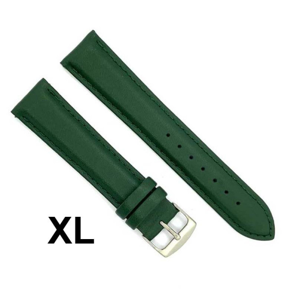 Kožni kaiš Diloy XL 20mm DIL302EL.27 Tamno zelena boja