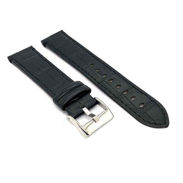 Kožni kaiš Diloy 20mm DIL361.1 Crna boja