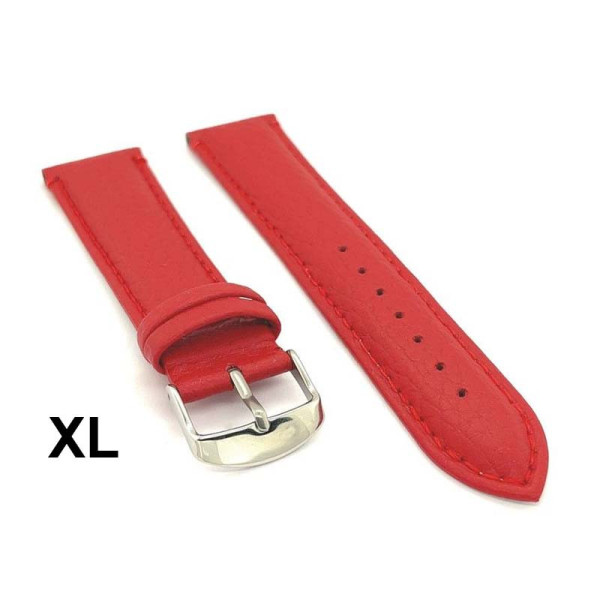 Kožni kaiš Diloy XL 20mm DIL205EL.6  Crvena boja