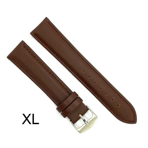 Kožni kaiš Diloy XL 22mm DIL302EL.2 Tamno braon boja