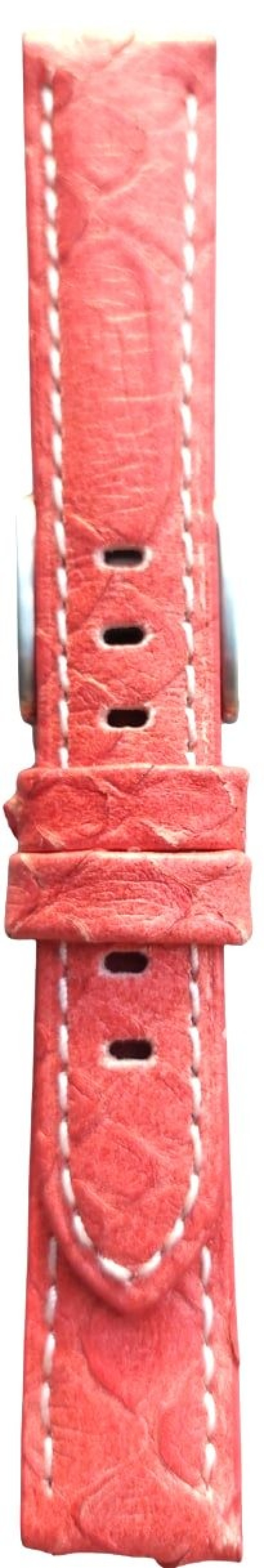 Kožni kaiš 18mm Crvena boja 18.121