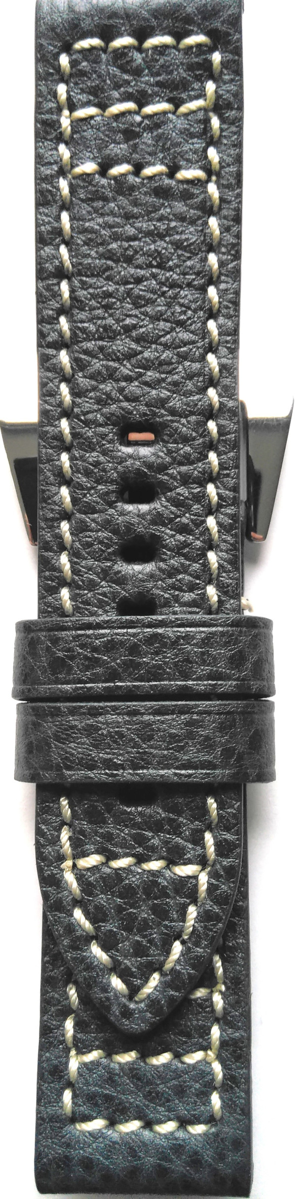 Kožni kaiš 24mm Teget boja 24.227