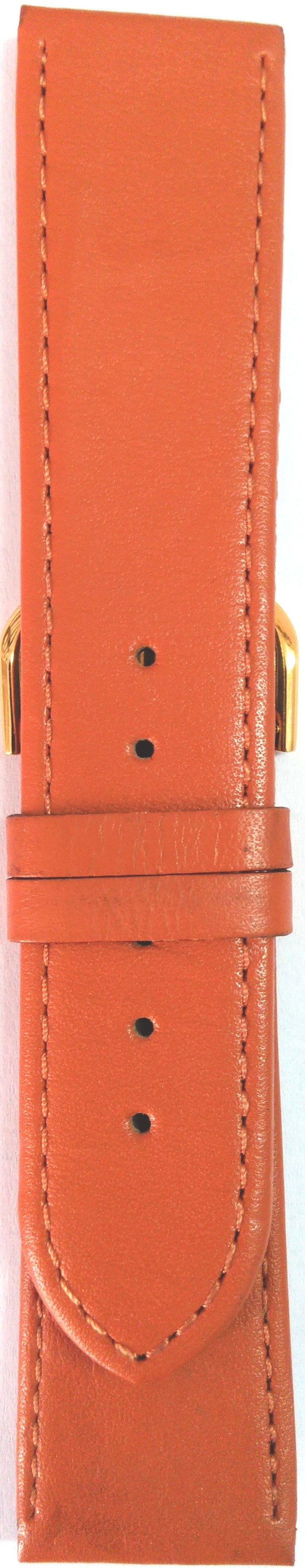 Kožni kaiš 24mm ( Eko koža) Narandžasta boja 24.12