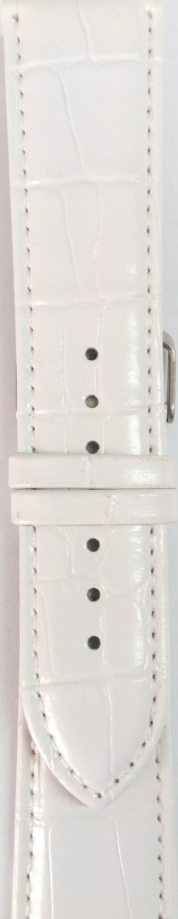 Kožni kaiš 24mm ( Eko koža) Bela boja 24.25