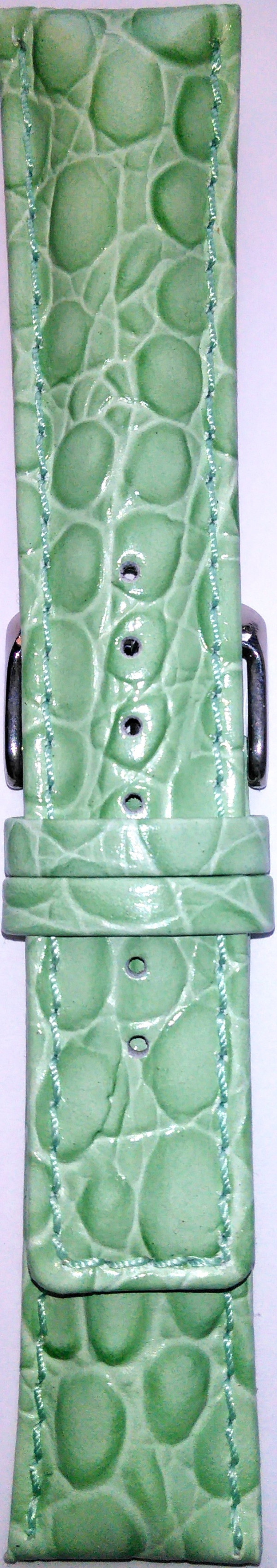 Kožni kaiš 22mm Zelena boja 22.82