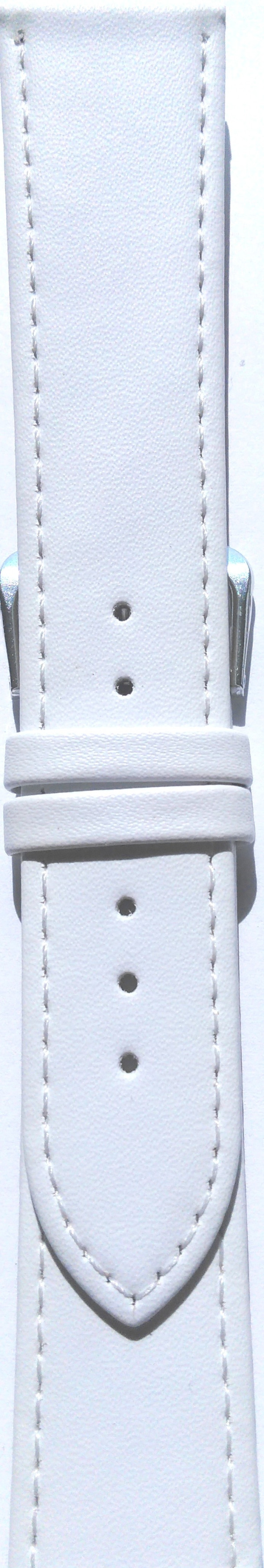 Kožni kaiš 22mm ( Eko koža) Bela boja 22.01