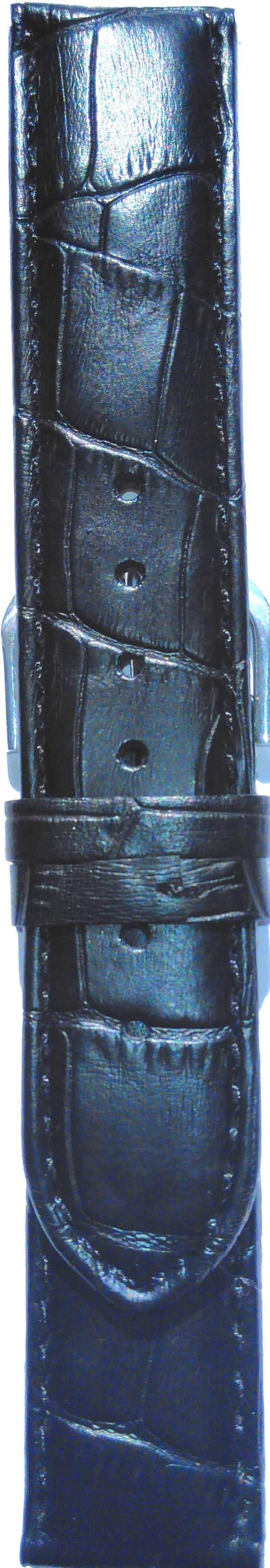 Kožni kaiš 20mm Crna boja 20.241