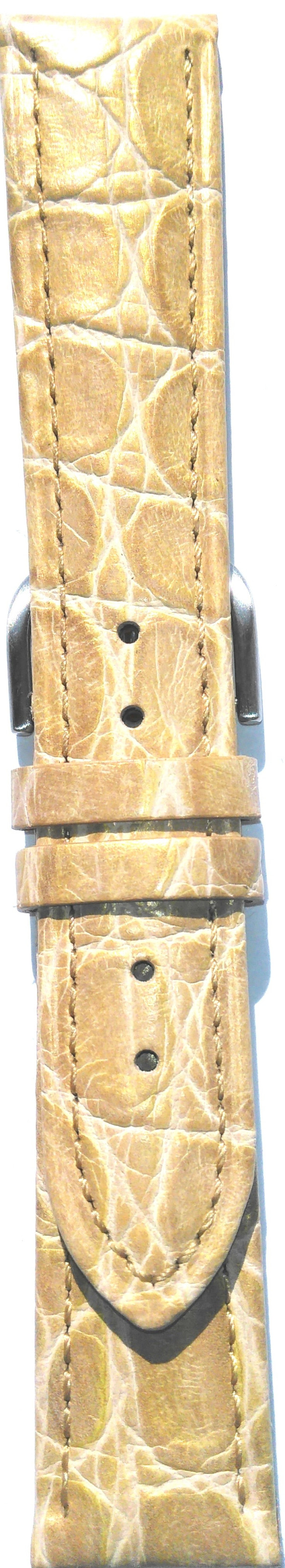 Kožni kaiš 20mm Krem boja 20.63