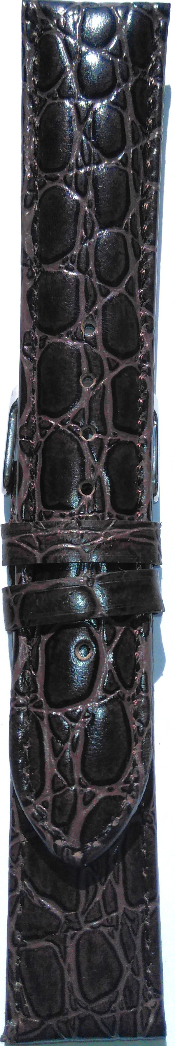 Kožni kaiš 20mm Tamno Braon boja 20.199