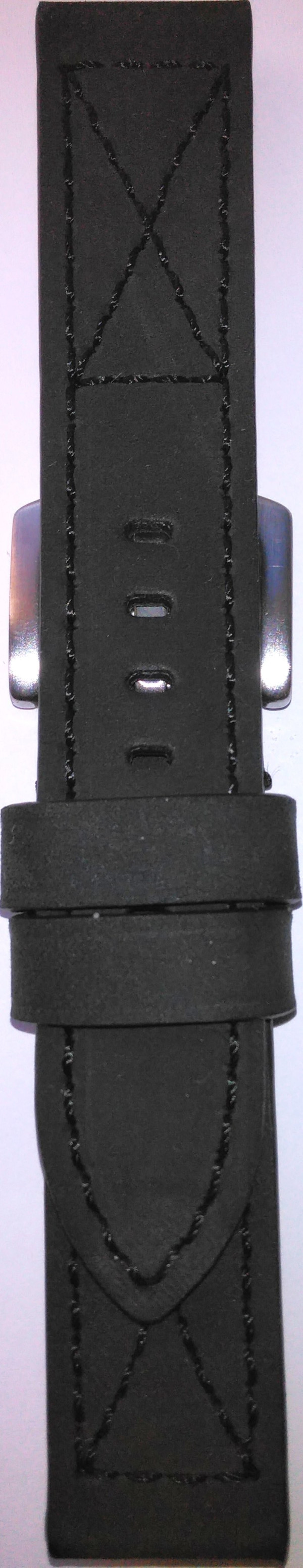 Kožni kaiš 20mm Crna boja 20.361