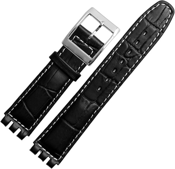 Swatch kaiš  21mm Crna boja SW21.02