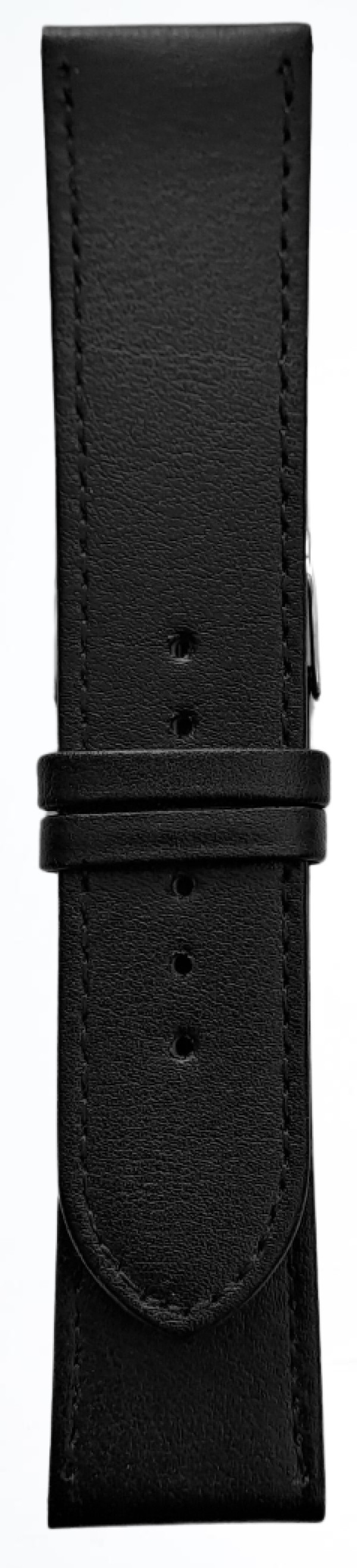 Kožni kaiš 24mm (Eko koža) Crna 24.04