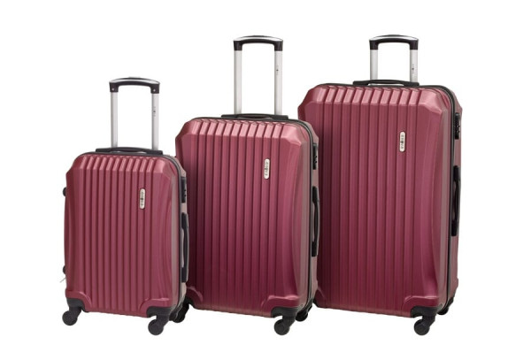 ENOVA SEVILLA set kofera 3/1 - bordo ( 514.240.24 )