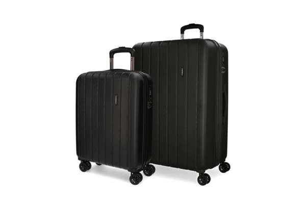 MOVOM WOOD set kofera 2/1 - crna ( 53.189.61 )