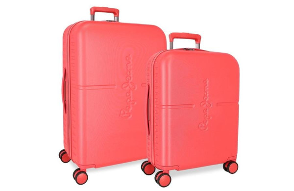 PEPE JEANS ABS Set kofera 2/1 - fuchsia ( 76.895.2D )